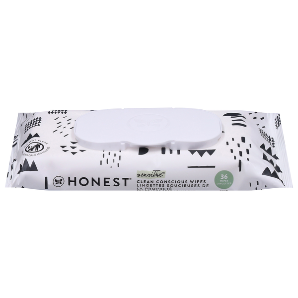 Honest Pattern Play Plant-Based Baby Wipes