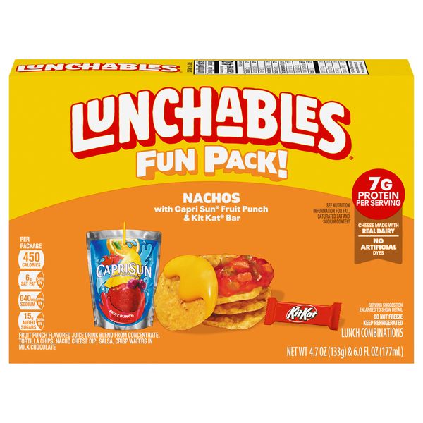 Lunchables Nachos with Cheese Dip & Salsa