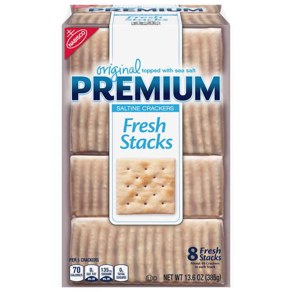 Nabisco Premium Fresh Stacks Original Saltine Crackers - 8 ct