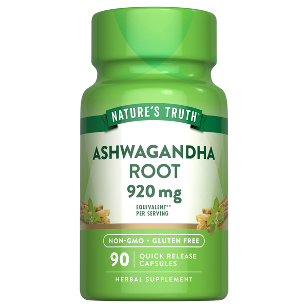 Nature's Truth 920mg Ashwagandha Root Capsules