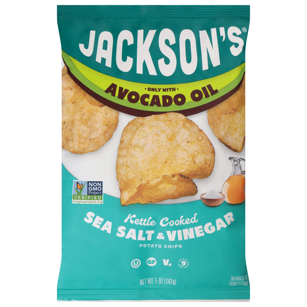 Jackson's Avocado Oil Kettle Cooked Sea Salt & Vinegar Potato Chips