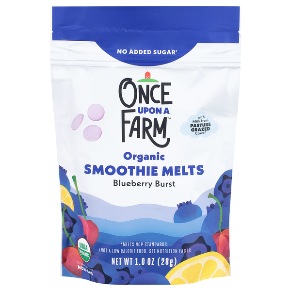 Once Upon a Farm Organic No Added Sugar Blueberry Burst Smoothie Melts