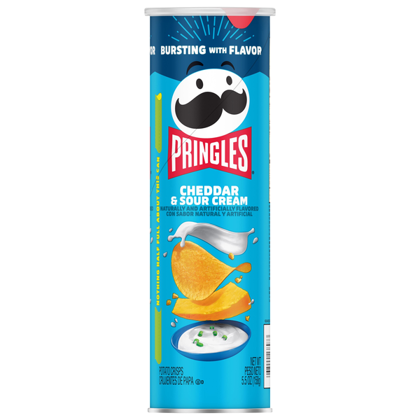 Pringles Cheddar & Sour Cream Potato Crisps Chips