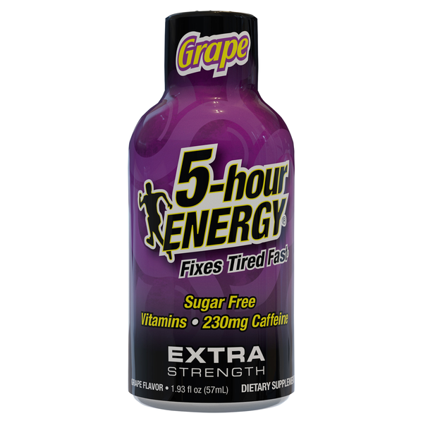 5-Hour Extra Strength Sugar Free Grape Energy Shot