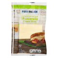 Food Lion Natural Mozzarella Cheese Slices - 10 ct