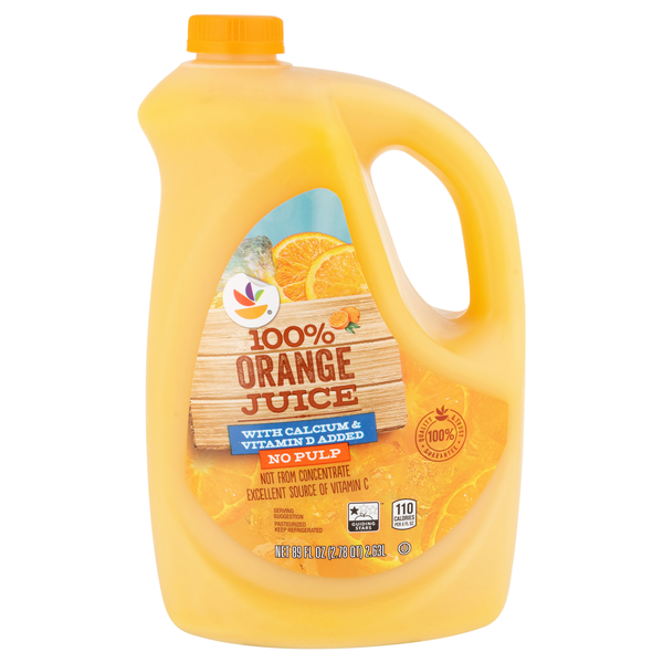 Our Brand No Pulp Calcium & Vitamin D 100% Orange Juice