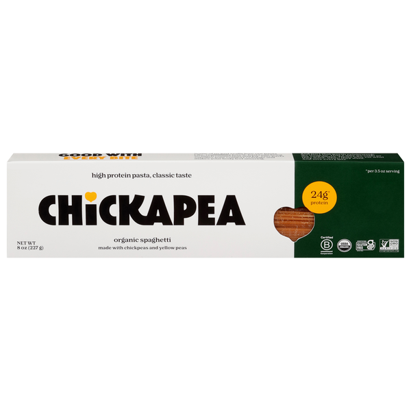 Chickapea Organic Gluten Free Plant-Based High Protein Spaghetti Pasta