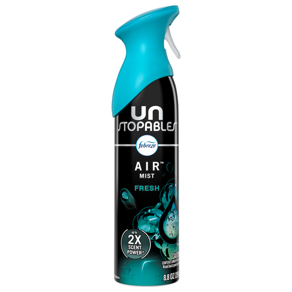 Febreze Unstopables AIR Mist Fresh Air Freshener Trigger Spray