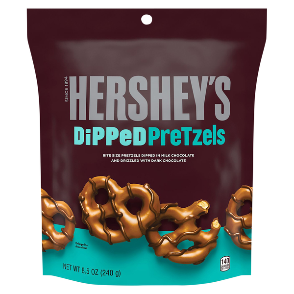 Hershey's Milk Chocolate Flavored Dipped Pretzels