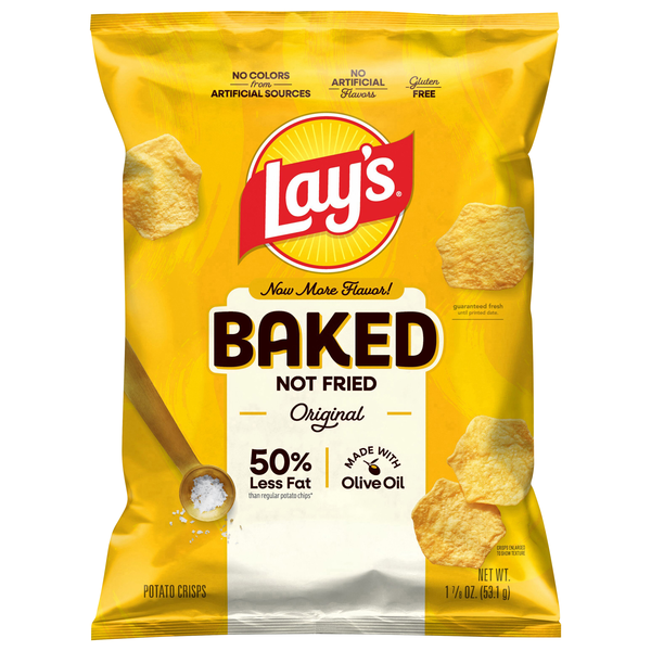 Lay's Baked Potato Crisps Original 65% Less Fat