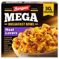 Banquet MEGA Meat Lovers 30g Protein Breakfast Bowl Frozen Meal