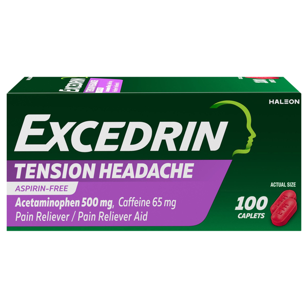 Excedrin Tension Headache Pain Reliever Caplets