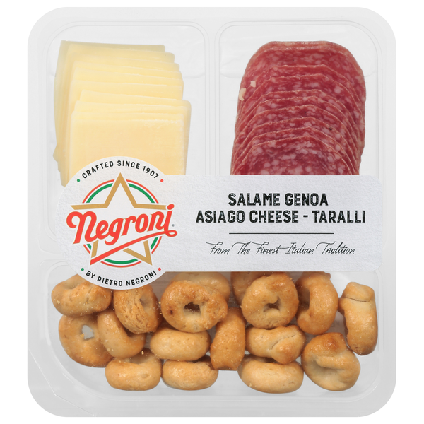 Negroni Salame Genoa Asiago Cheese Taralli