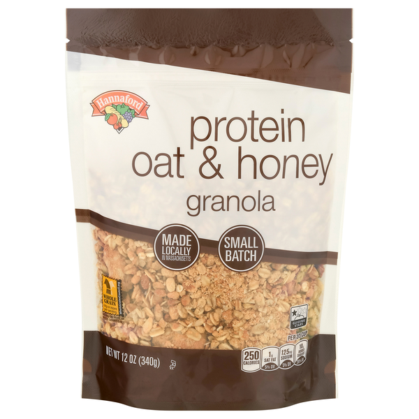 Hannaford Protein Small Batch Oat & Honey Granola