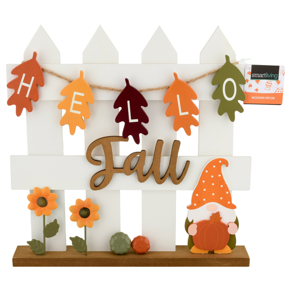 Smart Living Harvest Wooden Decor Hello Fall