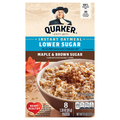 Quaker Lower Sugar Maple & Brown Sugar Instant Oatmeal - 8 ct