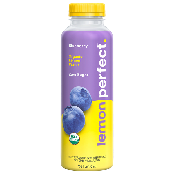 Lemon Perfect Organic Zero Sugar Blueberry Lemon Water