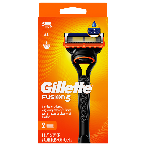 Gillette Fusion5 Razor & 2 Cartridges