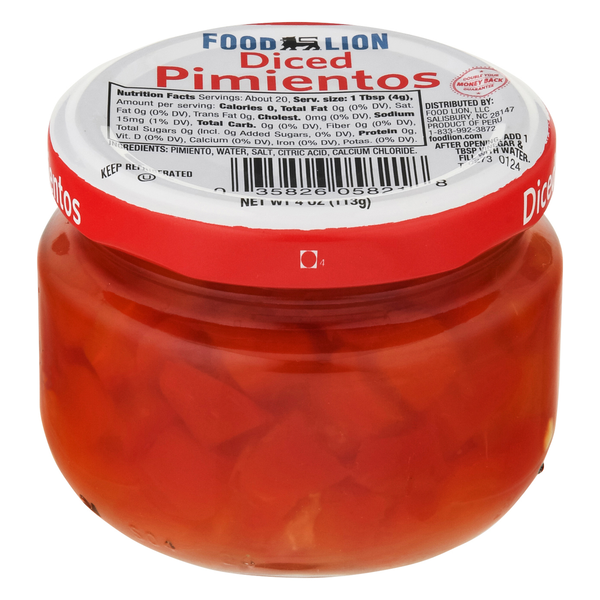 Food Lion Diced Pimientos
