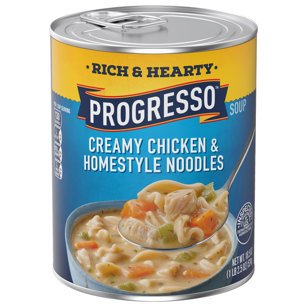 Progresso Rich & Hearty Chicken & Homestyle Noodles Soup