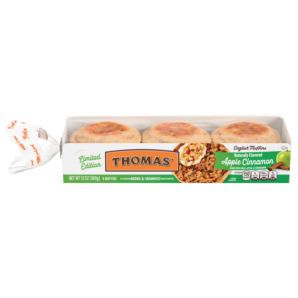Thomas' Apple Cinnamon English Muffins - 6 ct