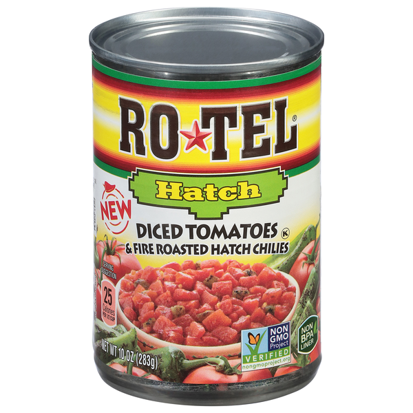 Save on ROTEL Tomatoes Diced & Fire Roasted Hatch Chilies Order Online