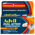 Advil Dual Action Back Pain with Acetaminophen Pain Caplets