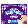 Smucker's Uncrustables Peanut Butter & Grape Jelly Sandwich - 4 ct Frozen