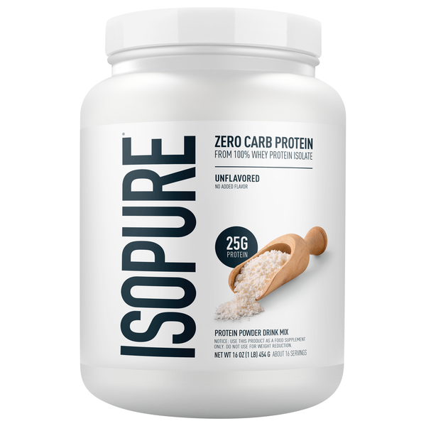 Isopure Unflavored Protein Powder Drink Mix