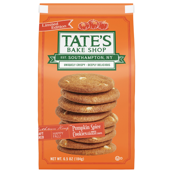 Tate's Bake Shop Limited Edition Pumpkin Spice Cookies