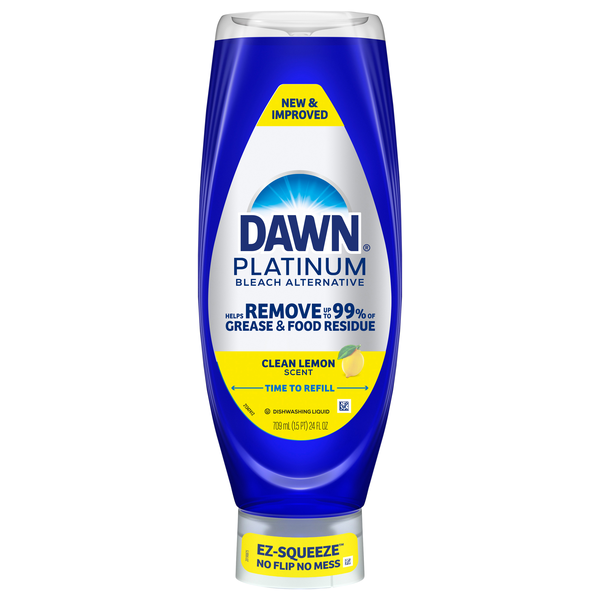 Dawn Platinum EZ Squeeze Clean Lemon Scent Liquid Dish Soap
