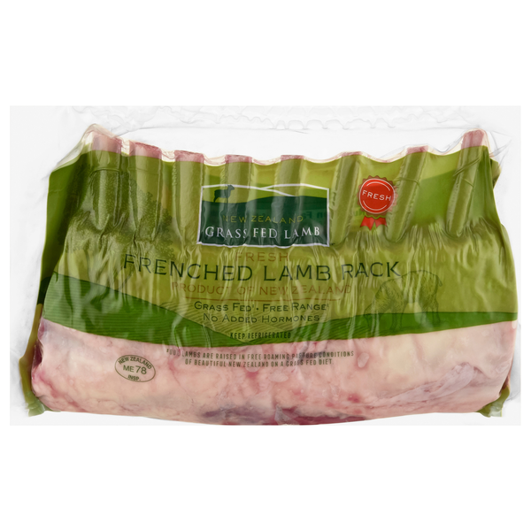 New Zealand Rack of Lamb Grass-fed Frenched Fresh