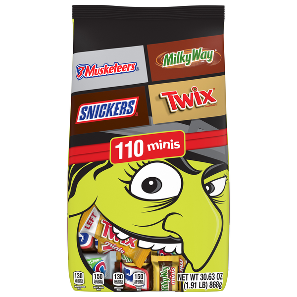 Mars Wrigley Assorted Mini Candy's - 110 ct