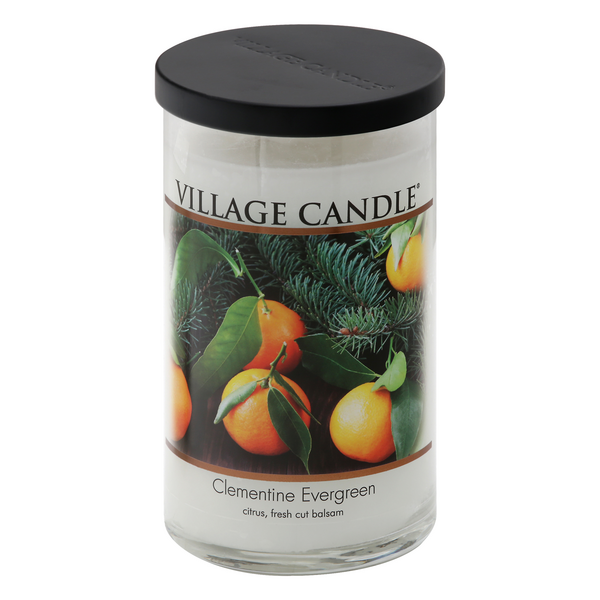 Village Candle Scented Clementine Evergreen