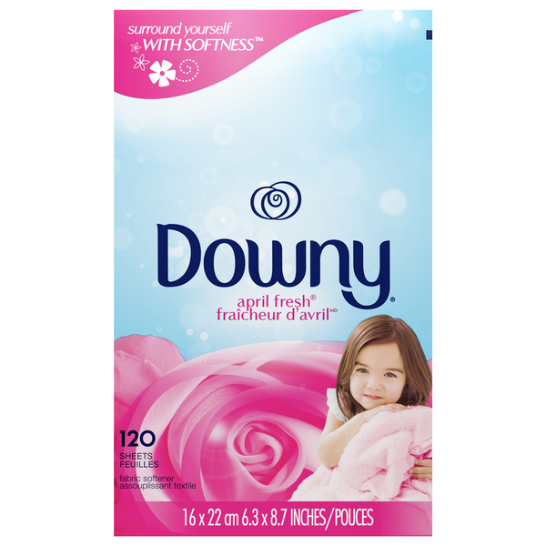 Downy Fabric Softener Dryer Sheets April Fresh