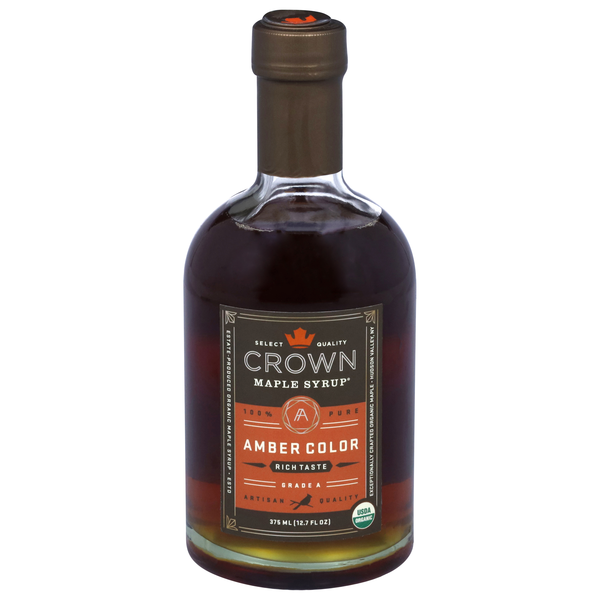 Crown Organic Amber Color 100% Pure Maple Syrup