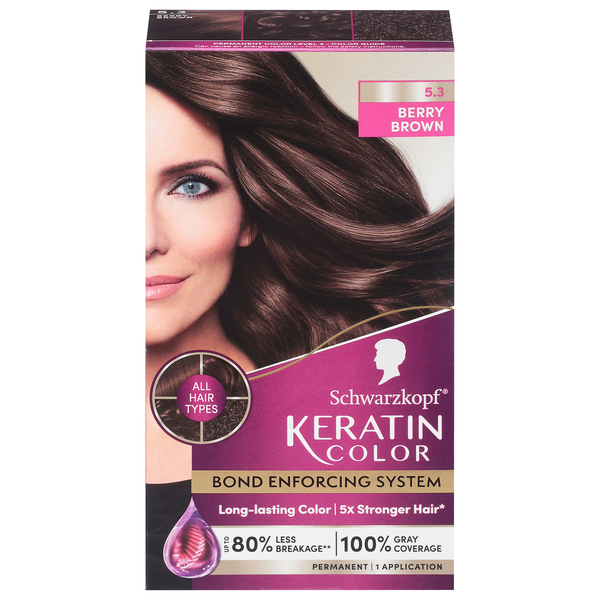Schwarzkopf Permanent Hair Color Berry Brown 5.3