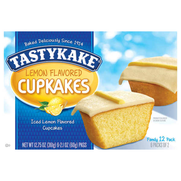 Tastykake Lemon Cupkakes 2 ea - 6 ct