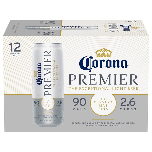 Corona Premier Light Beer - 12 pk