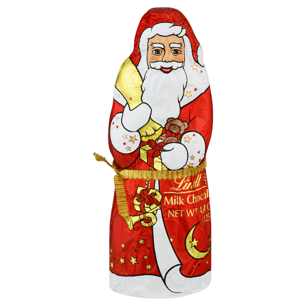 Lindt Christmas Santa Milk Chocolate Semi-Solid Candy
