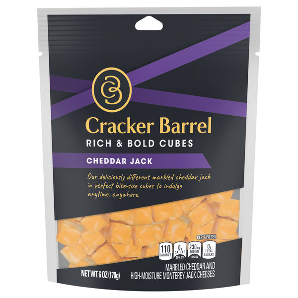 Cracker Barrel Cheddar Jack Cheese Cubes