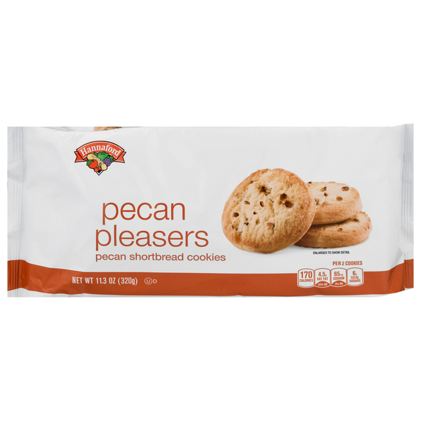 Hannaford Pecan Pleasers Shortbread Cookies