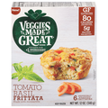 Veggies Made Great Gluten Free Tomato Basil Frittata - 6 ct