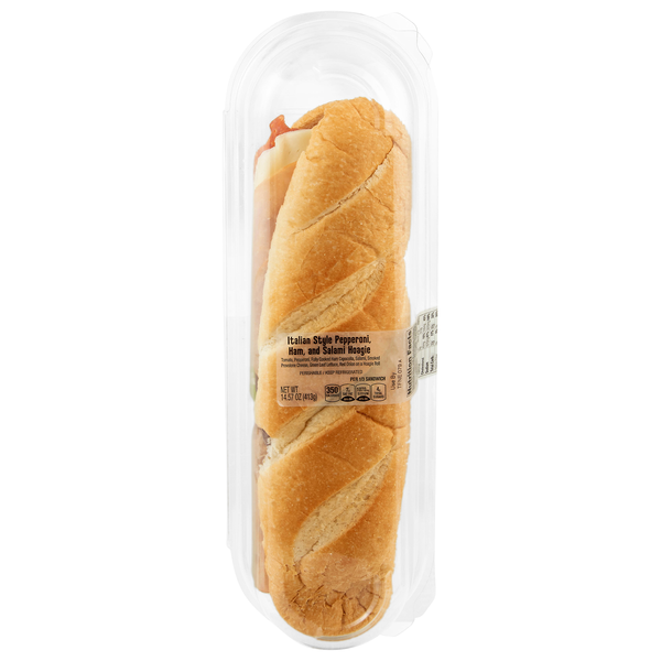 Stop & Shop Deli Italian Style Pepperoni Ham & Salami Hoagie