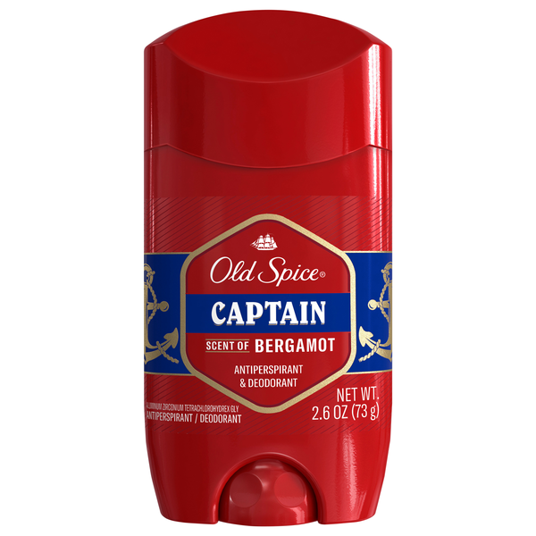Old Spice Captain Scent of Bergamot Antiperspirant Deodorant Stick