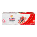 Stop & Shop Strawberry & Blueberry Seltzer Water - 12 pk