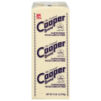 Cooper Deli Sharp White American Cheese (Regular Sliced)