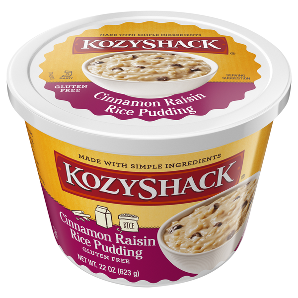 Kozy Shack Gluten Free Cinnamon Raisin Rice Pudding