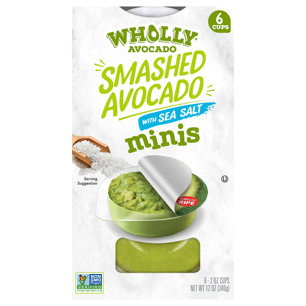 Wholly Avocado Minis Smashed Avocado with Sea Salt