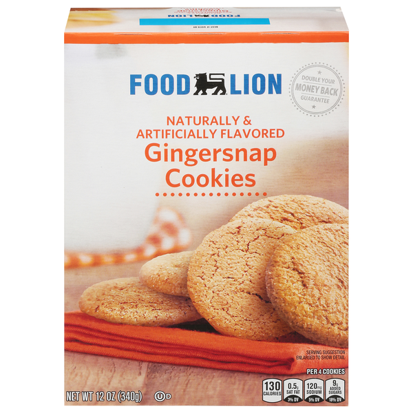 Food Lion Ginger Snap Cookies